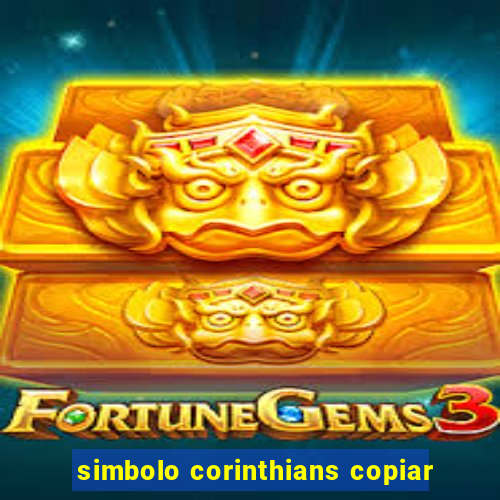 simbolo corinthians copiar